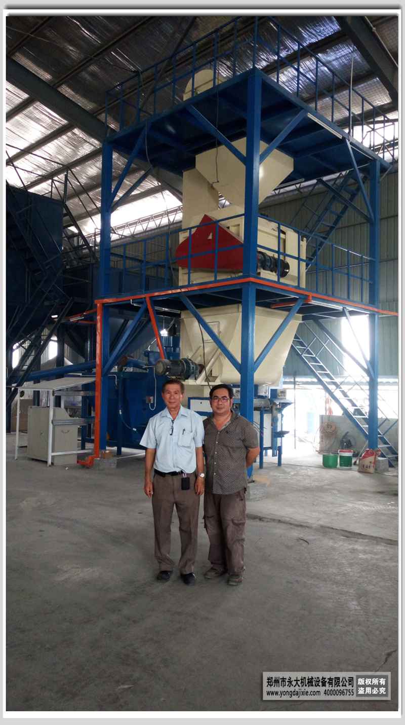 马来西亚-年产量10万吨干粉砂浆搅拌站